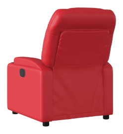 Fauteuil inclinable Rouge Similicuir