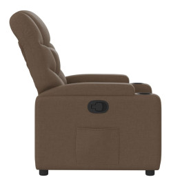 Fauteuil inclinable Marron Tissu