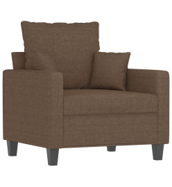 Fauteuil Marron 60 cm Tissu