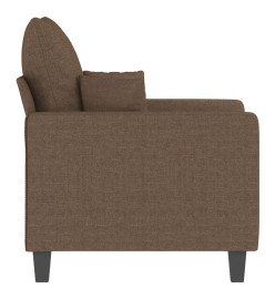 Fauteuil Marron 60 cm Tissu