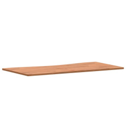 Dessus de bureau 100x(45-50)x1,5 cm bois massif de hêtre