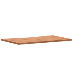 Dessus de bureau 100x(55-60)x2,5 cm bois massif de hêtre