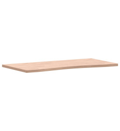 Dessus de bureau 110x(50-55)x2,5 cm bois massif de hêtre