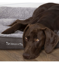 Scruffs Lit à boîte pour chien Cosy Gris XL