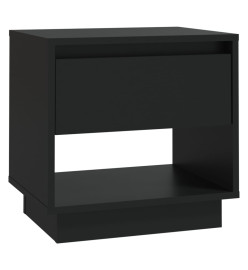 Table de chevet Noir 45x34x44 cm Aggloméré