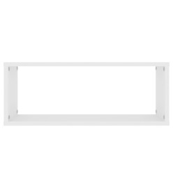 Étagères cube murales 6 pcs Blanc 60x15x23 cm Aggloméré