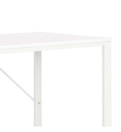 Bureau d'ordinateur Blanc 120x60x73 cm