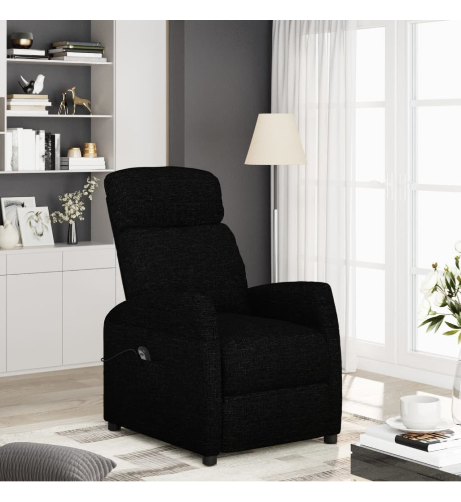 Fauteuil Noir Tissu