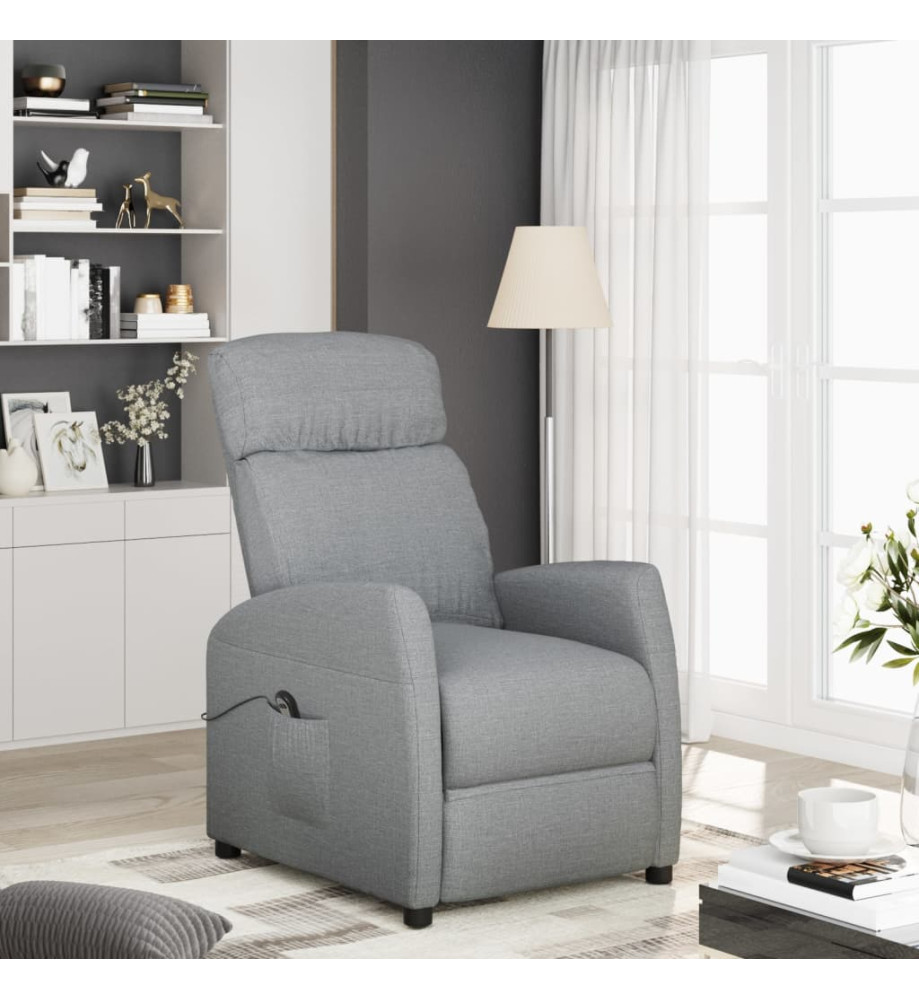 Fauteuil Gris clair Tissu