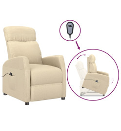 Fauteuil Crème Tissu