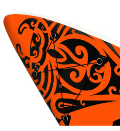 Ensemble de planche SUP gonflable 320x76x15 cm Orange