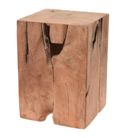 H&S Collection Tabouret Bois de teck recyclé