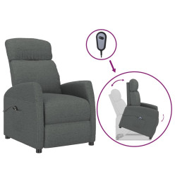 Fauteuil Gris foncé Tissu