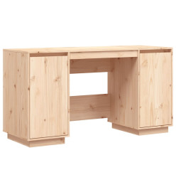 Bureau 140x50x75 cm bois massif de pin