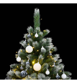 Sapin de Noël artificiel articulé 300 LED et boules 210 cm