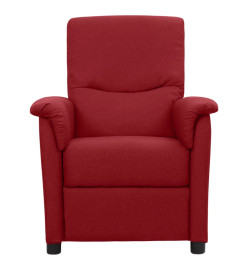 Fauteuil de massage Rouge bordeaux Tissu