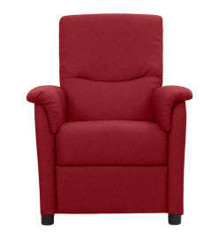 Fauteuil de massage Rouge bordeaux Tissu