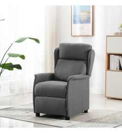 Fauteuil de massage Gris clair Tissu