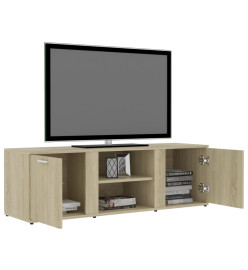 Meuble TV Chêne sonoma 120x34x37 cm Aggloméré