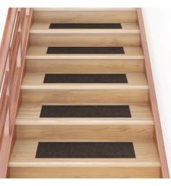 Tapis d'escalier autocollants Rectangulaire 15 pcs 76x20 cm