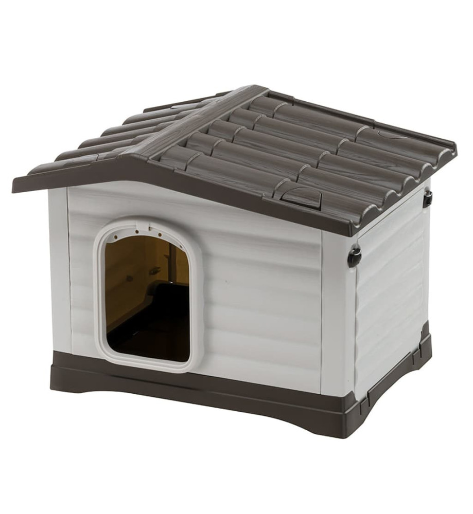 Ferplast Niche pour chien Dogvilla 60 58x48x44 cm Gris