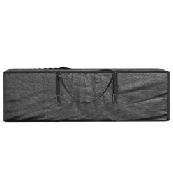 Sacs de rangement pour coussins de jardin 2 pcs noir