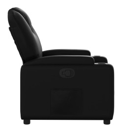 Fauteuil inclinable Noir Similicuir