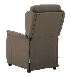 Fauteuil de massage Taupe Tissu