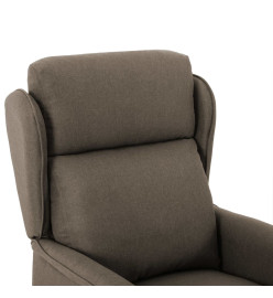 Fauteuil de massage Taupe Tissu