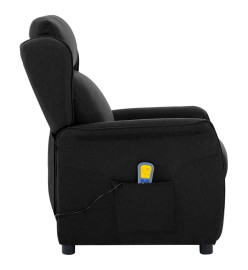 Fauteuil de massage Noir Tissu