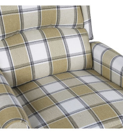 Fauteuil inclinable Vert Tissu