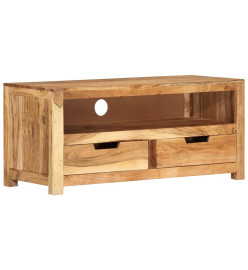 Meuble TV 88x35x40 cm bois d'acacia massif