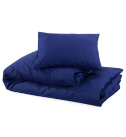 Ensemble de housse de couette Bleu marine 240x220 cm Microfibre