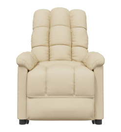 Fauteuil Crème Tissu