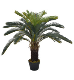 Plante artificielle avec pot Palmier Cycas Vert 90 cm