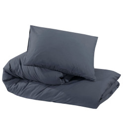 Ensemble de housse de couette Anthracite 260x240 cm Microfibre