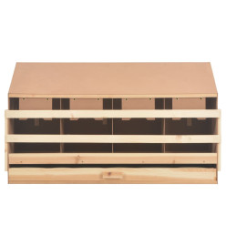 Pondoir 4 compartiments 106x40x59 cm bois de pin massif