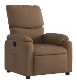 Fauteuil inclinable Marron Tissu