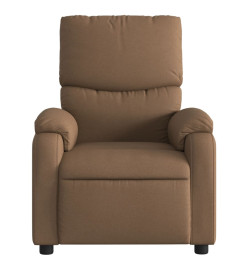 Fauteuil inclinable Marron Tissu