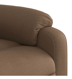 Fauteuil inclinable Marron Tissu