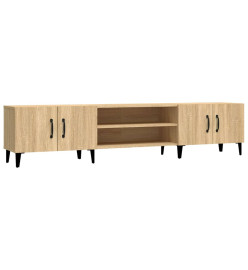 Meubles TV chêne sonoma 180x31,5x40 cm bois d'ingénierie