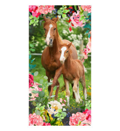 Good Morning Serviette de plage FOAL 75x150 cm Multicolore