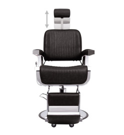 Chaise de barbier Noir 68x69x116 cm Similicuir