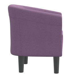 Fauteuil cabriolet violet tissu