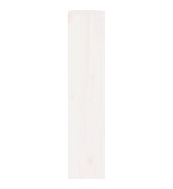 Cache-radiateur Blanc 153x19x84 cm Bois massif de pin