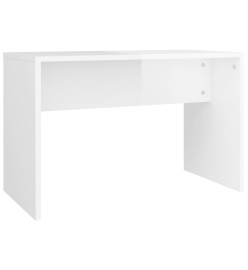 Ensemble de coiffeuse Blanc brillant 74,5x40x141 cm