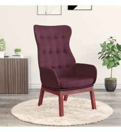 Chaise de relaxation Violet Tissu