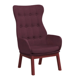 Chaise de relaxation Violet Tissu