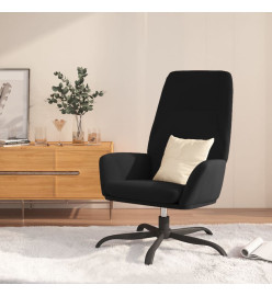 Chaise de relaxation Noir Velours