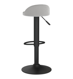 Tabouret de bar Gris clair Velours